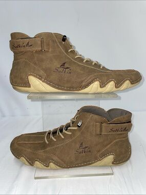 SALKIN MENS LEATHER CHUKKA BOOTS FTL-05-171